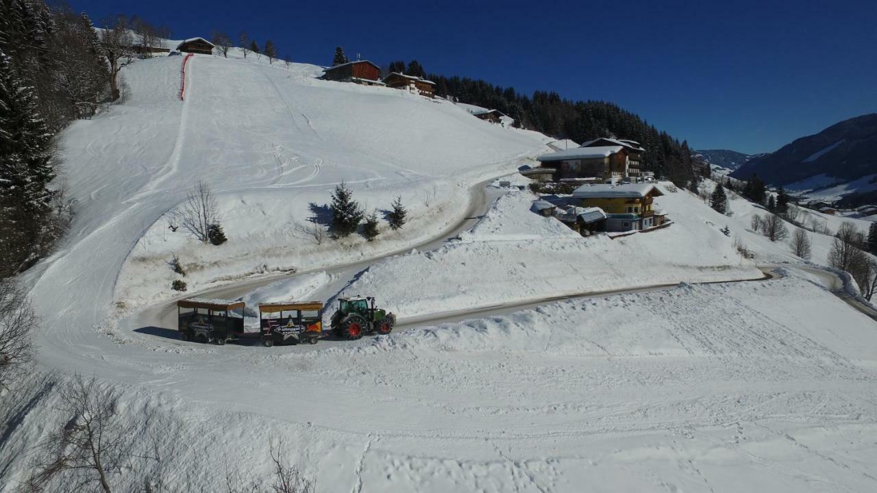 Ski In-Ski Out - Gaestehaeuser Saalbach-Hinterglemm - Wallegghof Christianhof Eksteriør billede